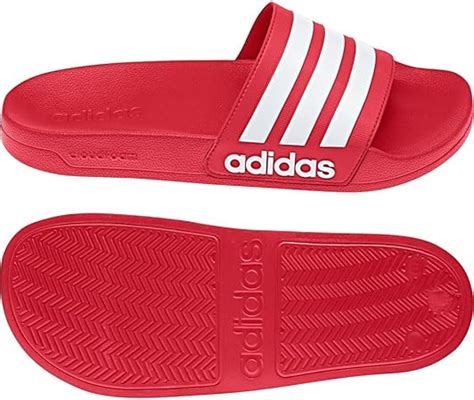 adidas badeschlappen rot|Rot .